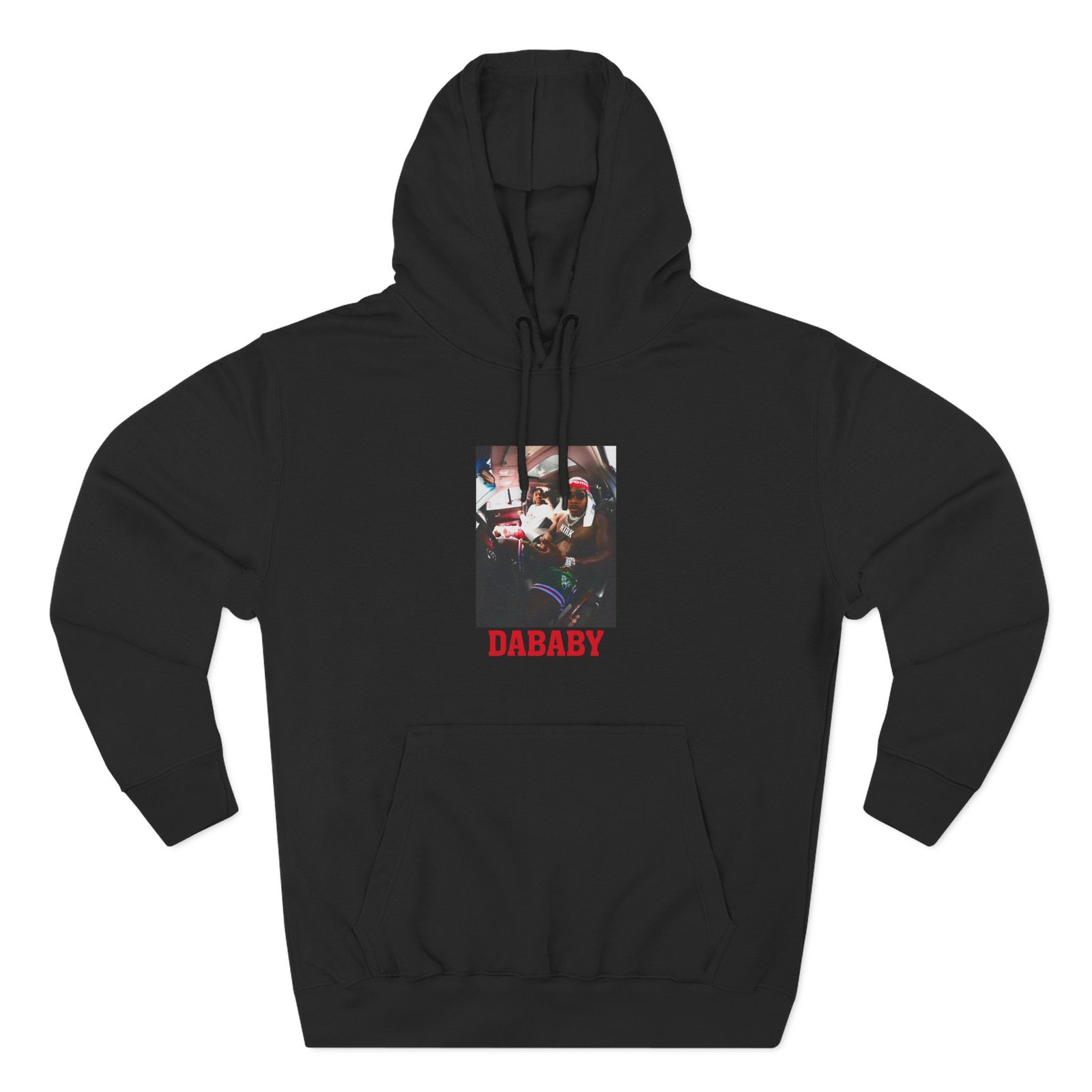Dababy Three-Panel Fleece Hoodie