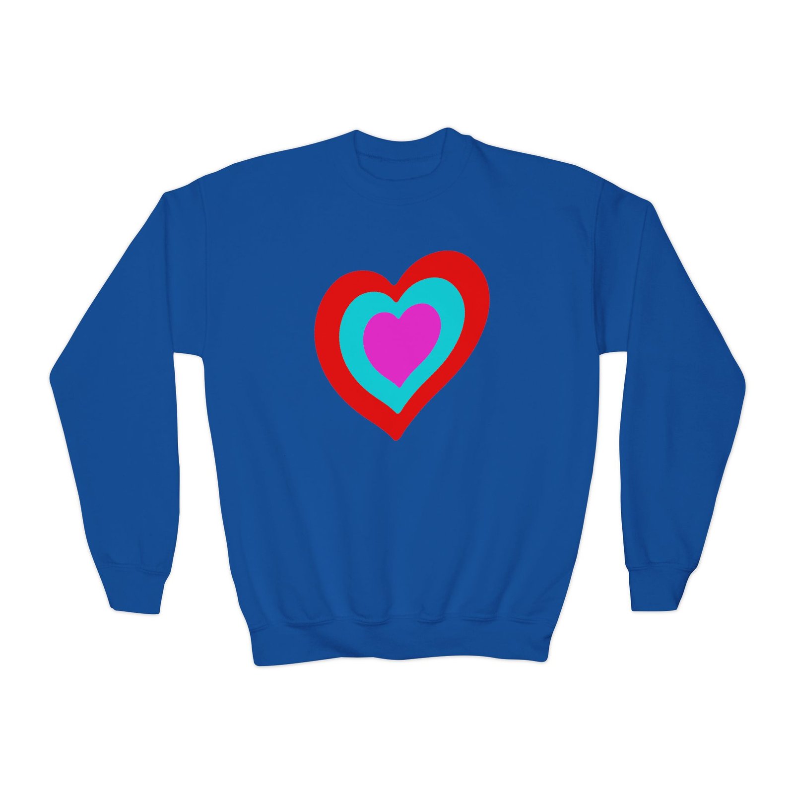 Youth Eurovision Heart Crewneck Sweatshirt