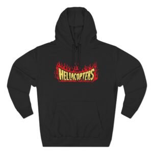 Hellacopters Flame Three-Panel Fleece Hoodie
