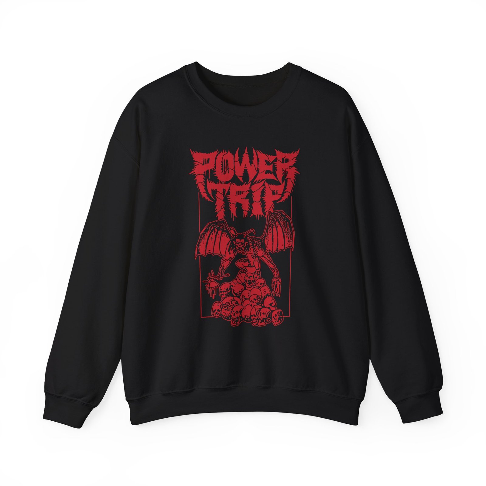 Power Trip Gargoyle Unisex Heavy Blend™ Crewneck Sweatshirt