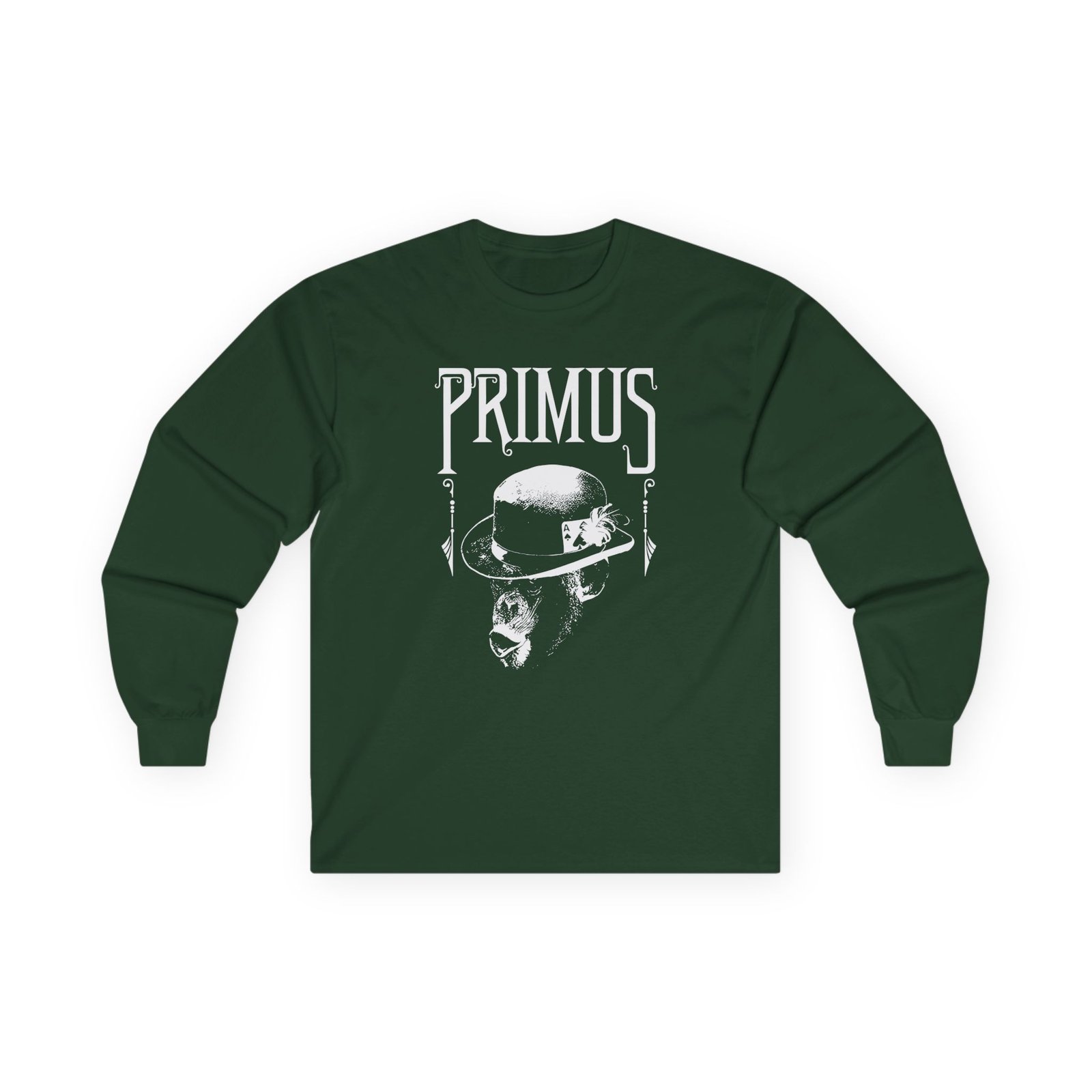 Primus Monkey Charcoal Unisex Ultra Cotton Long Sleeve Tee