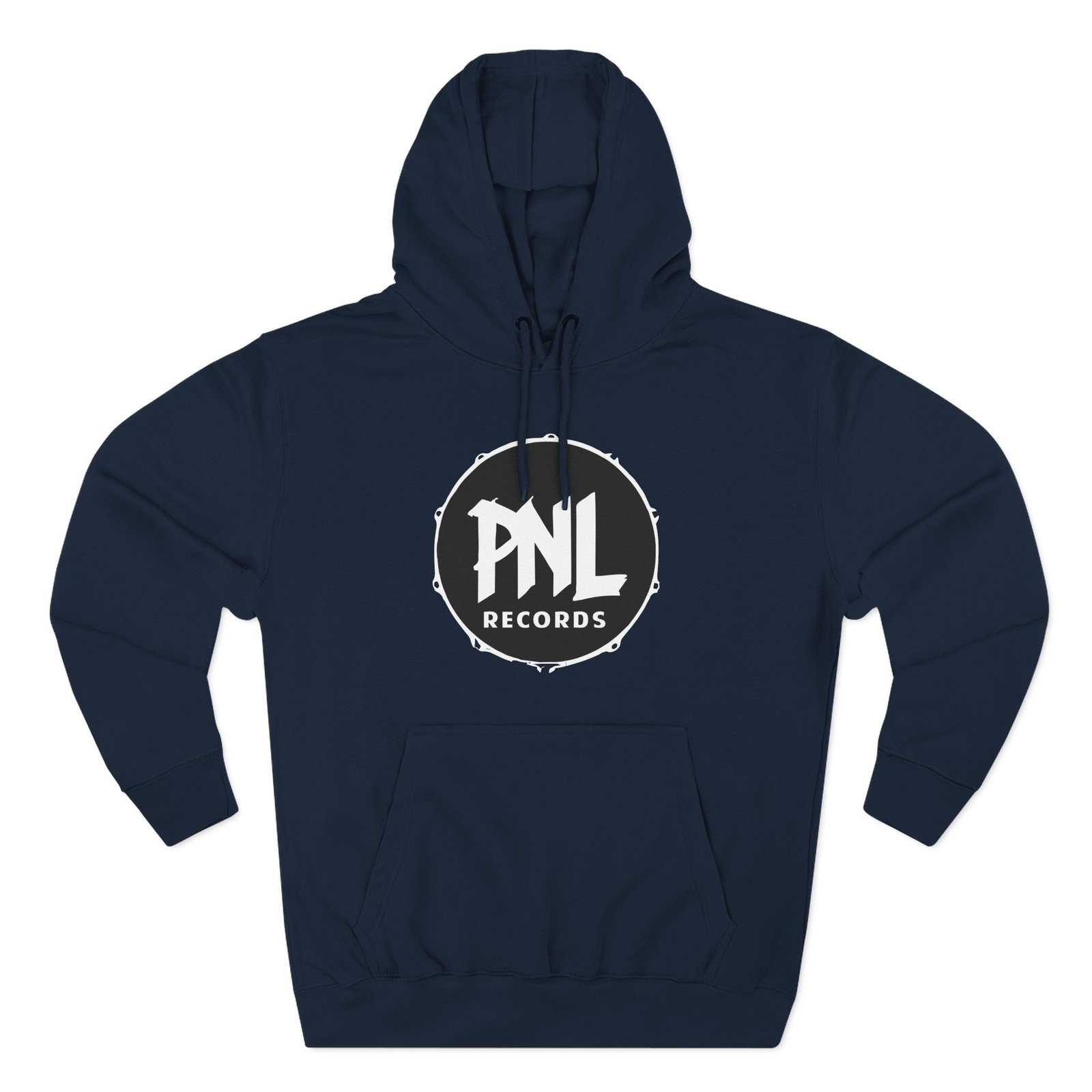 Pnl Records Three-Panel Fleece Hoodie