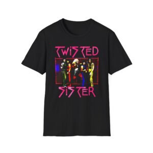 Vintage Group Photo Twisted Sister Unisex Softstyle T-Shirt
