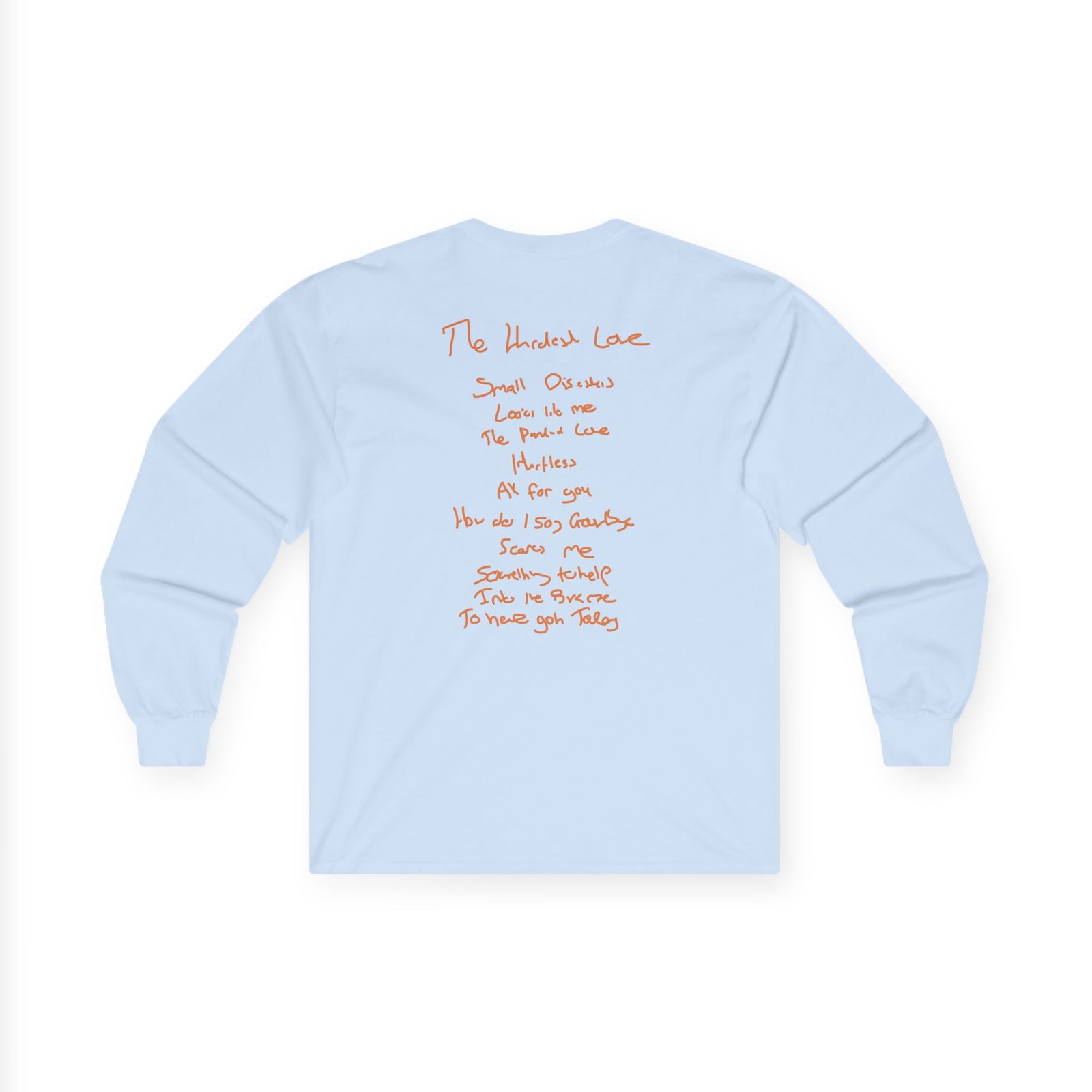 Dean Lewis Hardest Love Unisex Ultra Cotton Long Sleeve Tee