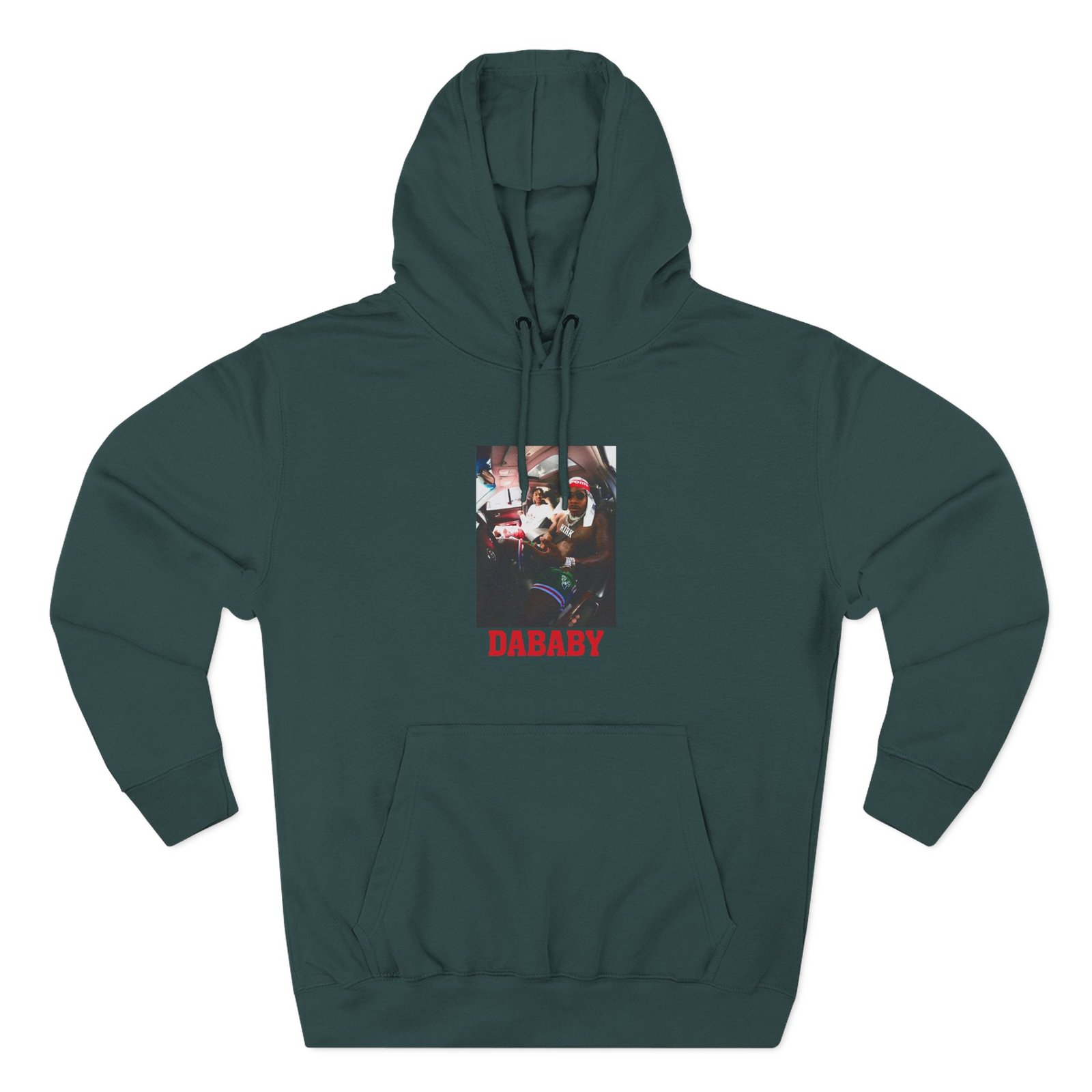 Dababy Three-Panel Fleece Hoodie