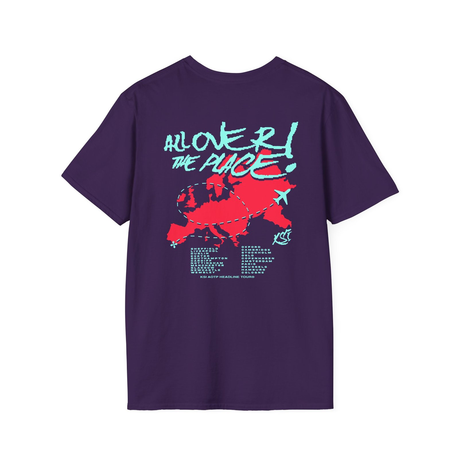 Ksi Aotp Travel Planet Unisex Softstyle T-Shirt