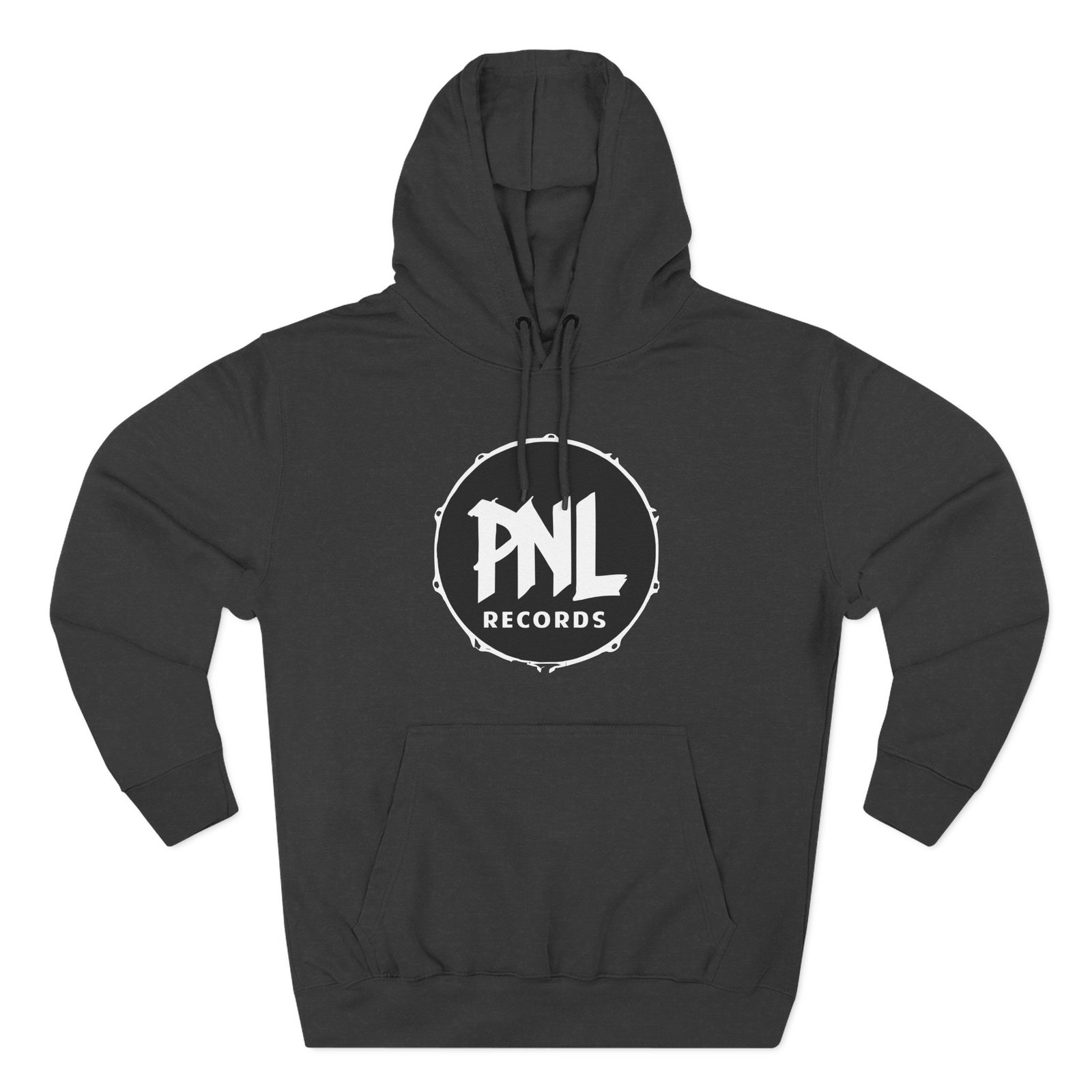 Pnl Records Three-Panel Fleece Hoodie