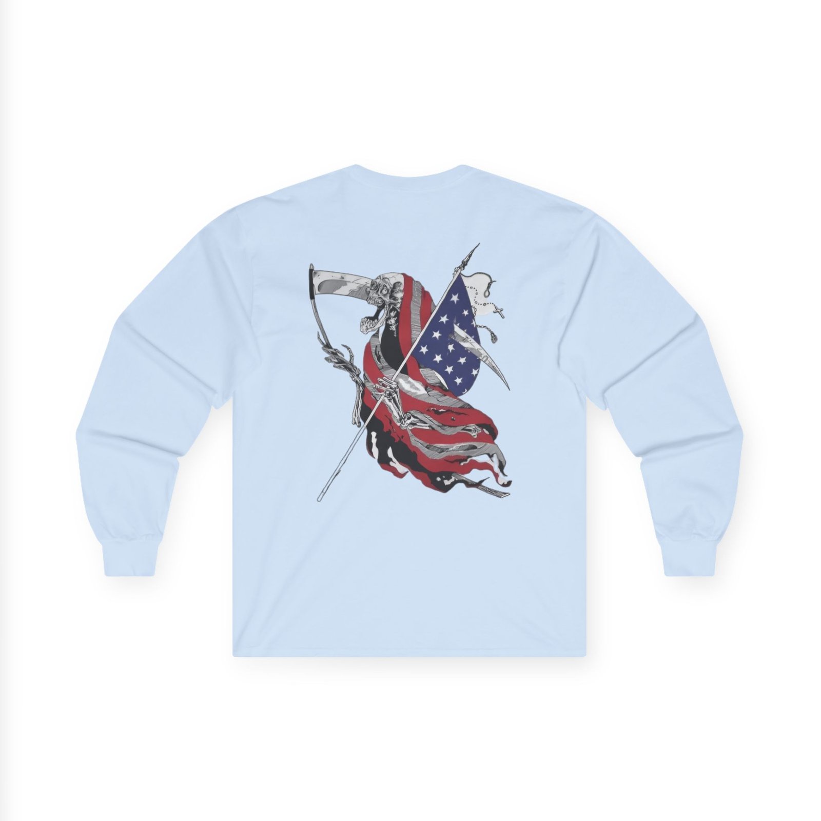 Power Trip American Reaper Unisex Ultra Cotton Long Sleeve Tee
