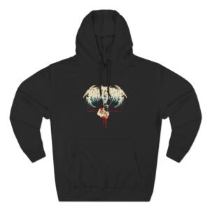 To the Grave Bear Trap Three-Panel Fleece Hoodie