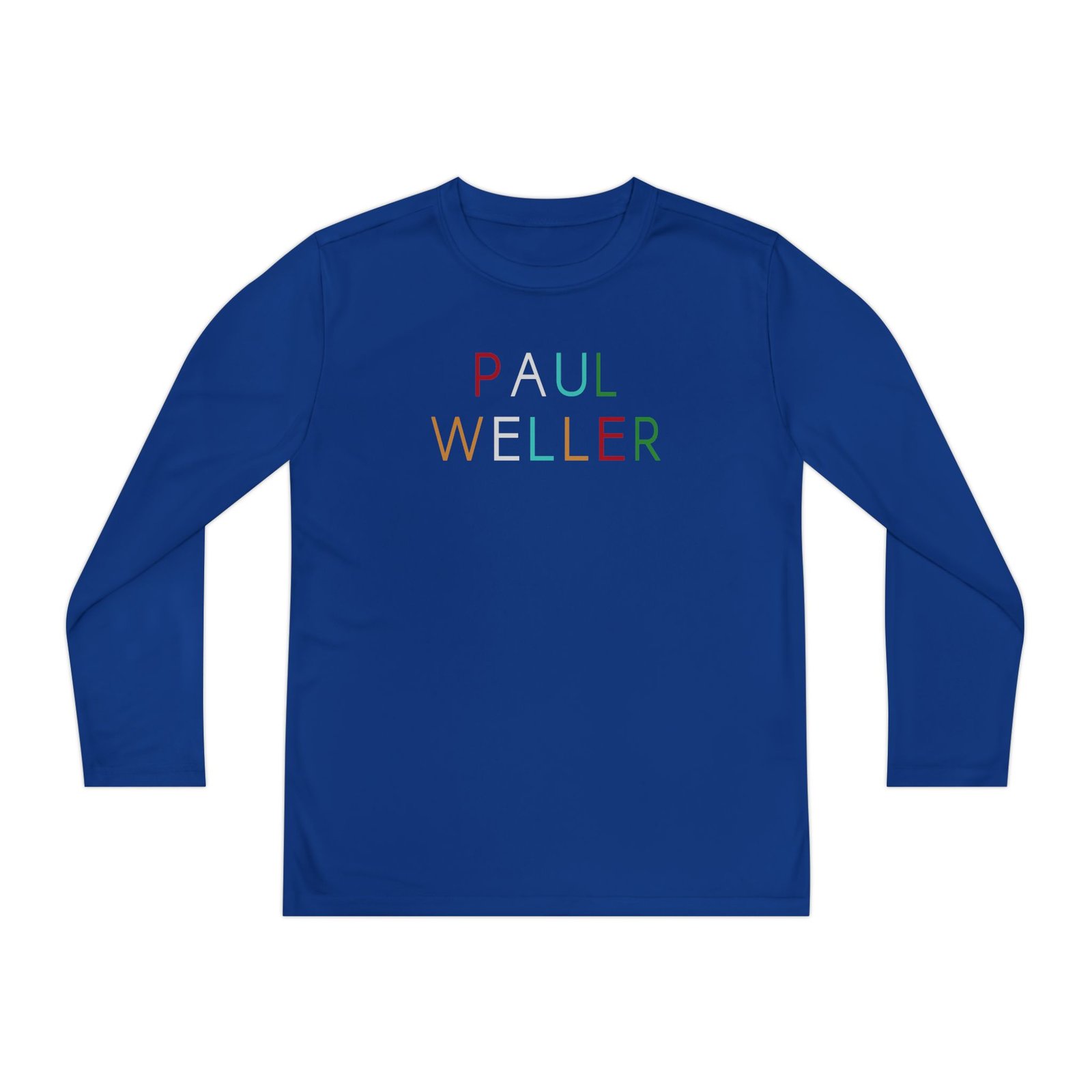 Youth PWL Multicolour Logo Long Sleeve Competitor Tee
