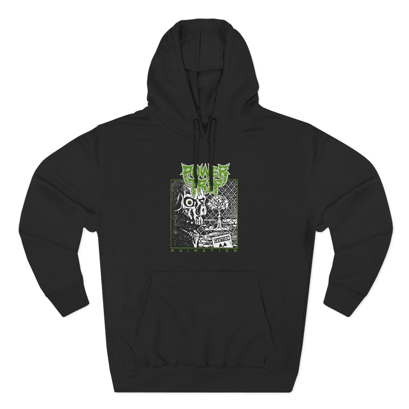 Power Trip Ruination Three-Panel Fleece Hoodie