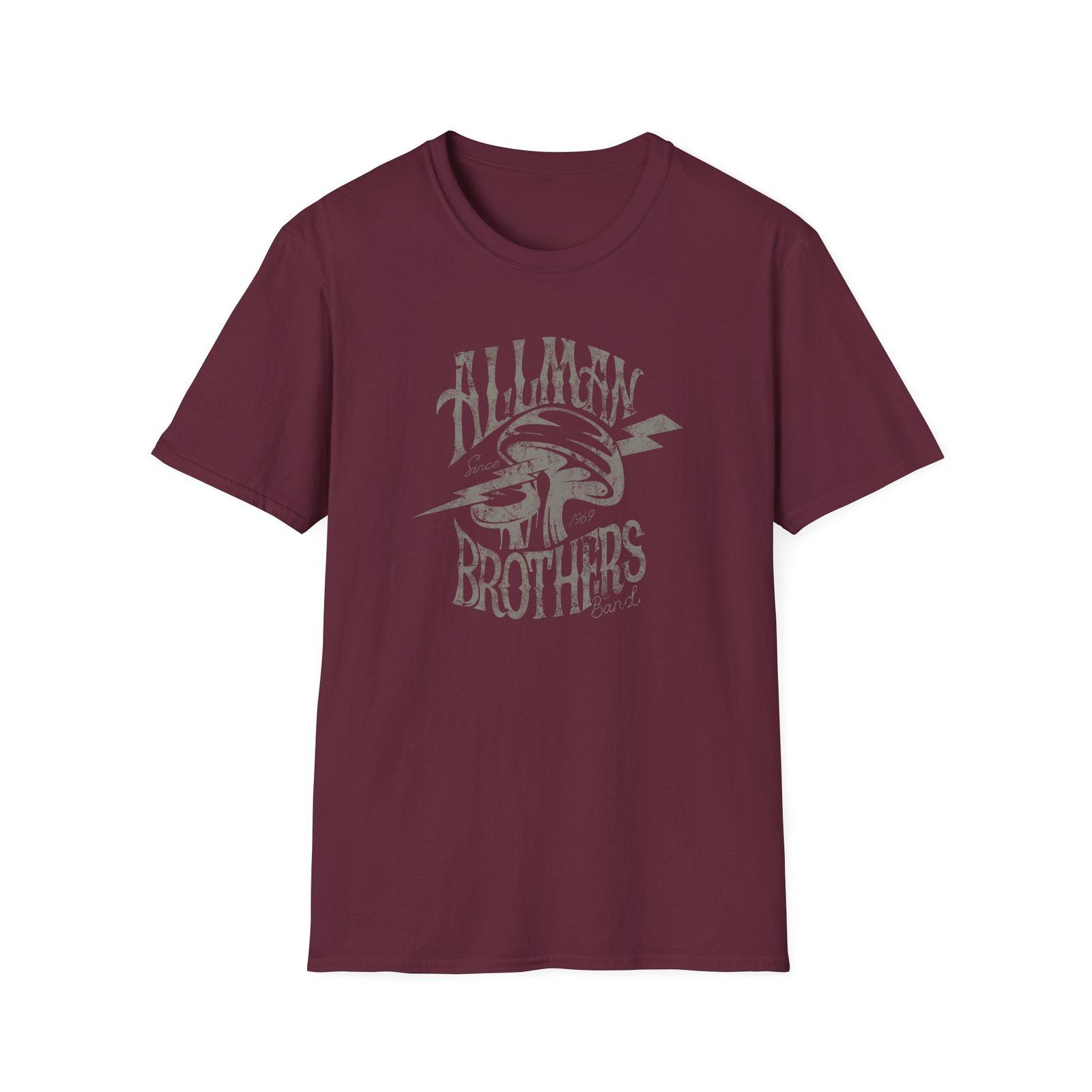 The Allman Brothers Shroom Lightning Unisex Softstyle T-Shirt