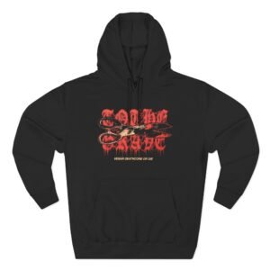 To the Grave Scissors Three-Panel Fleece Hoodie