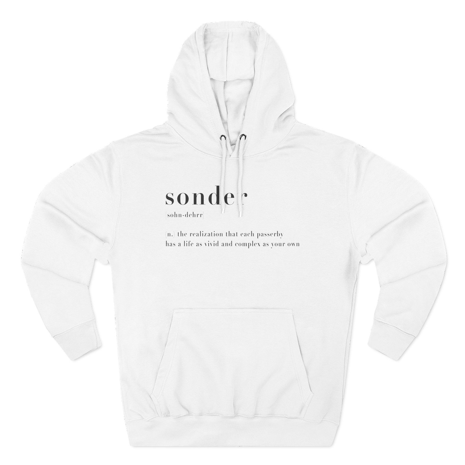 Sonder Definition Three-Panel Fleece Hoodie