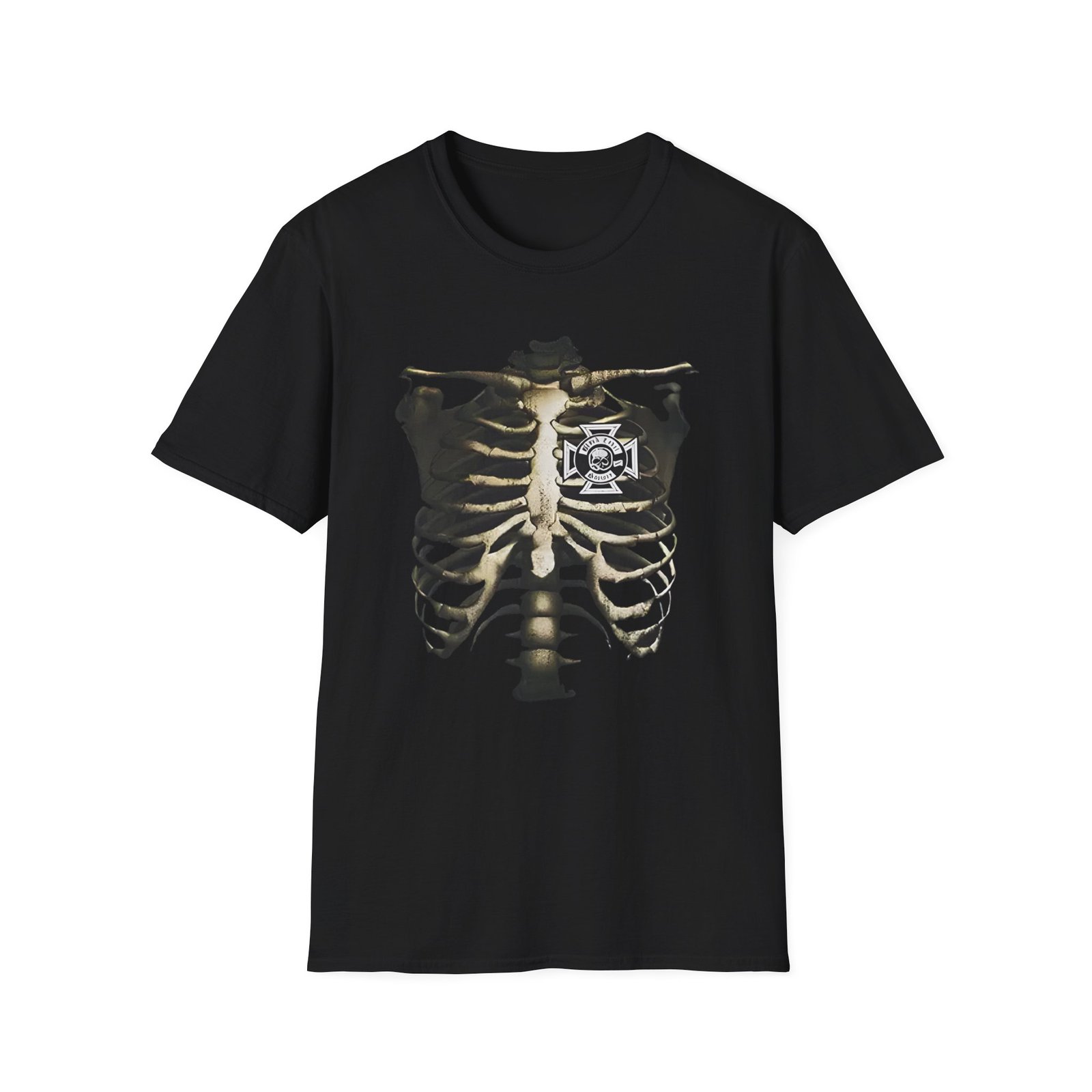 Black Label Society Rib Cage Unisex Softstyle T-shirt