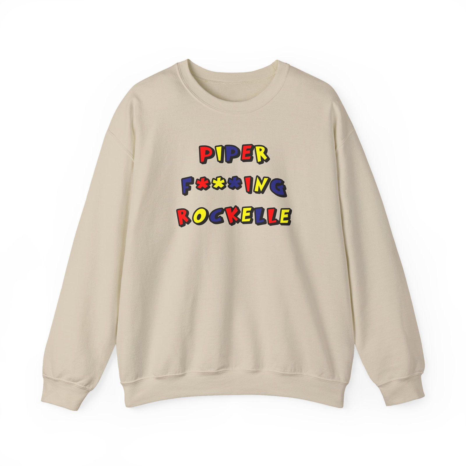 Piper F***ing Rockelle Unisex Heavy Blend™ Crewneck Sweatshirt