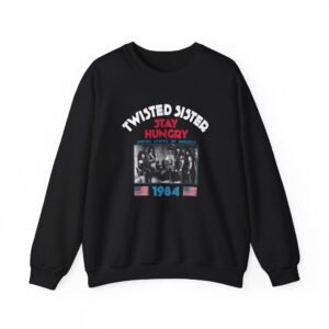 1984 Stay Hungry Tour Twisted Sister Unisex Heavy Blend™ Crewneck Sweatshirt