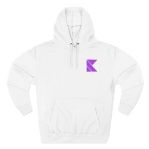 Kaskade Plum K Three-Panel Fleece Hoodie