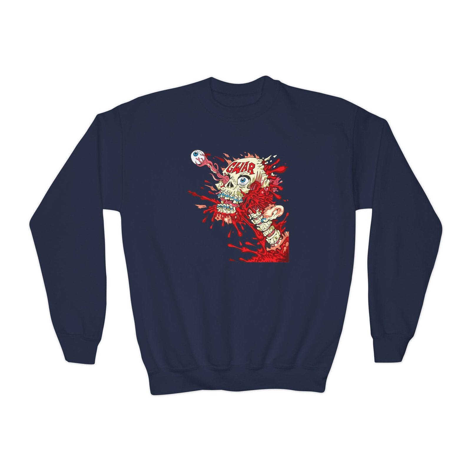 Youth Gwar Head Pop Crewneck Sweatshirt