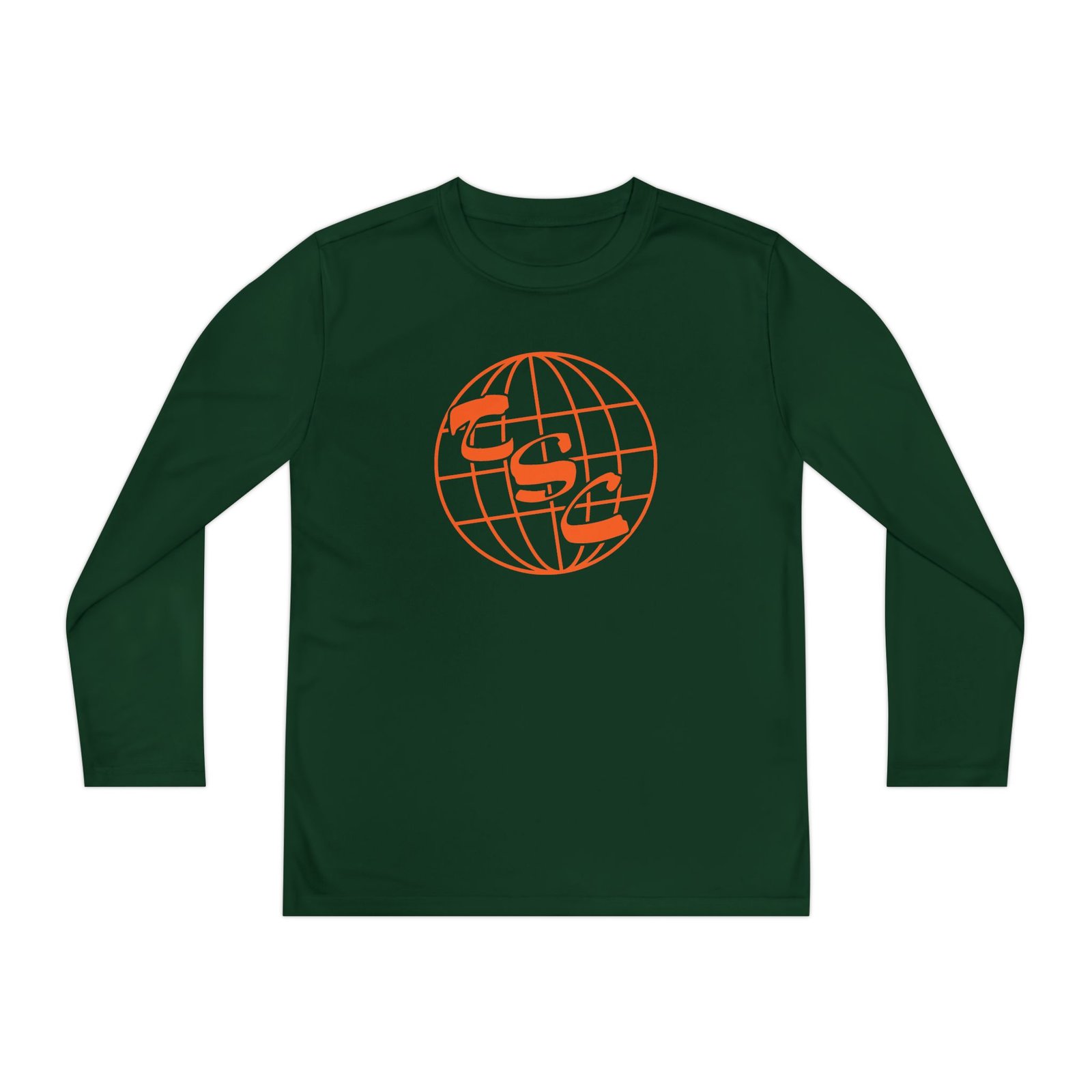 Youth PWL Tsc Globe Long Sleeve Competitor Tee