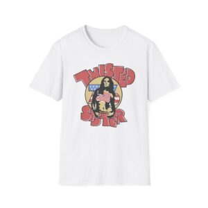Ladies Stars and Stripes Twisted Sister Unisex Softstyle T-Shirt