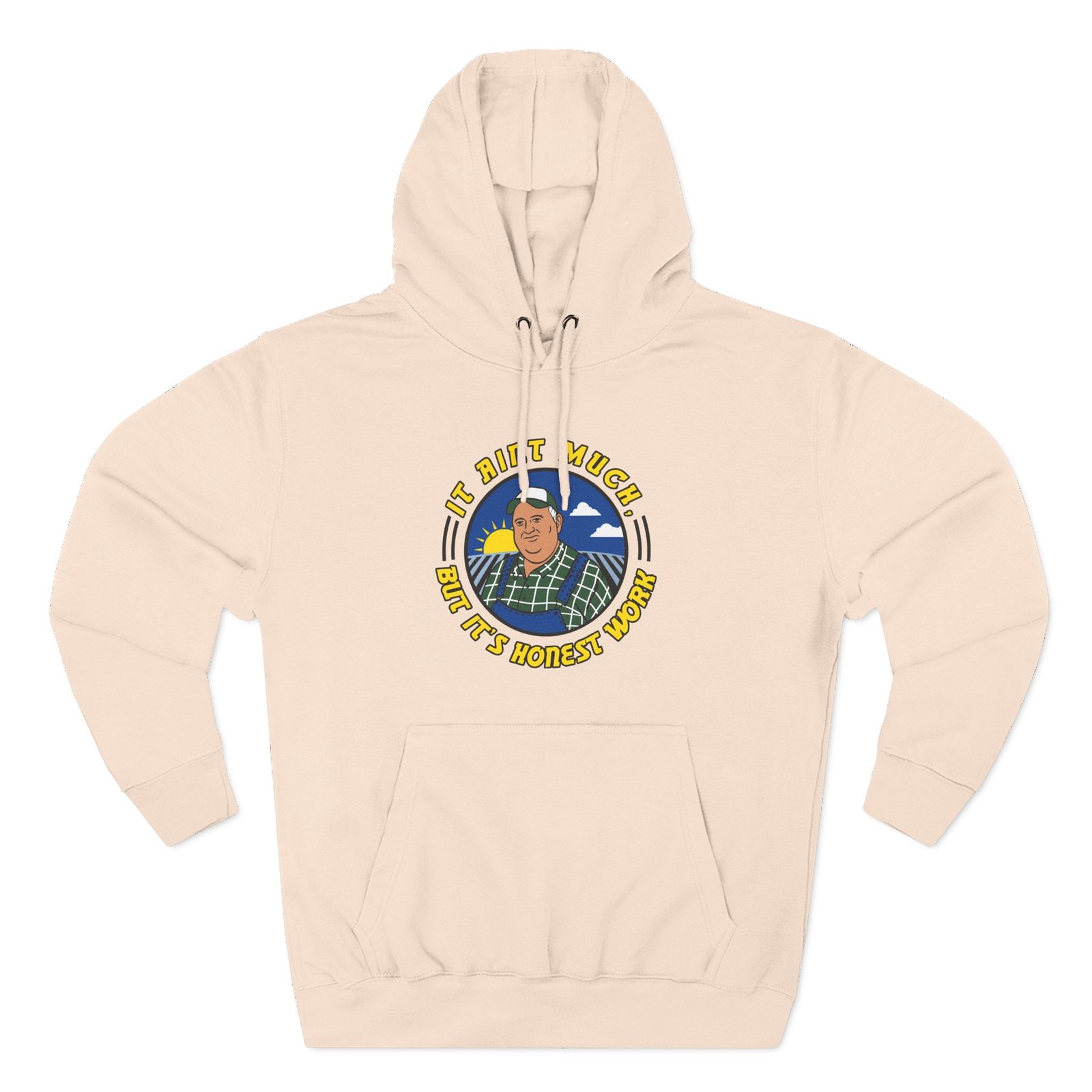 Whistlindiesel It Ain’t Much but It’s Honest Work Three-Panel Fleece Hoodie