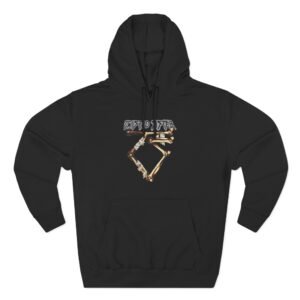 Popfunk Twisted Sister Bone Logo Three-Panel Fleece Hoodie