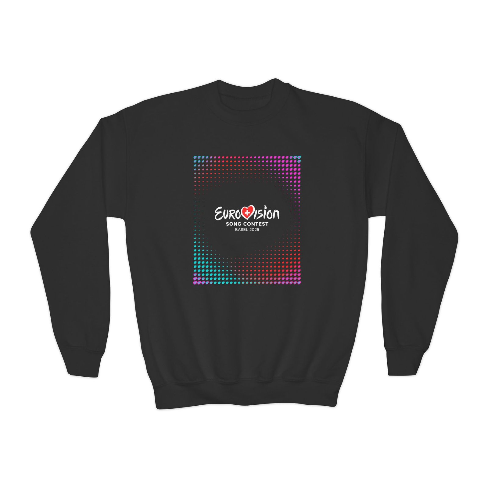 Youth Eurovision Unity Shapes Love Crewneck Sweatshirt