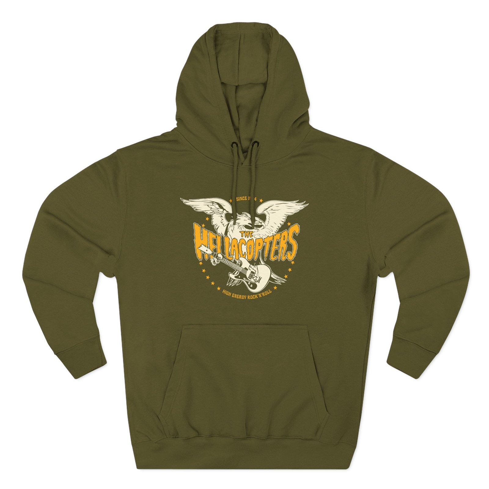 Hellacopters Eagle Three-Panel Fleece Hoodie