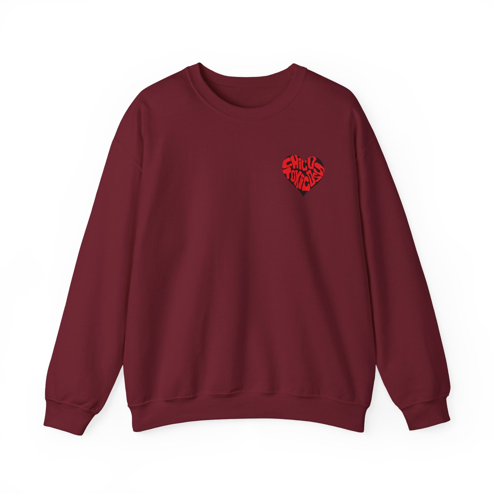 Chicos Toxicos Tóxicas Have My Heart Unisex Heavy Blend™ Crewneck Sweatshirt