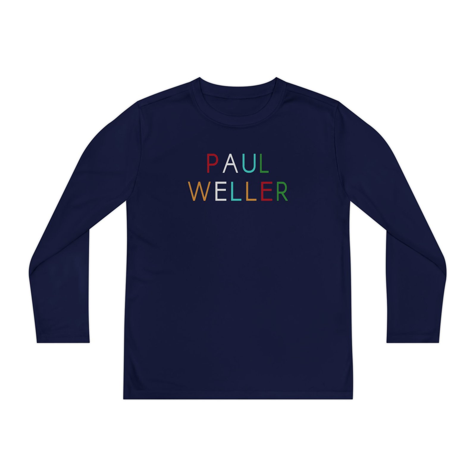 Youth PWL Multicolour Logo Long Sleeve Competitor Tee