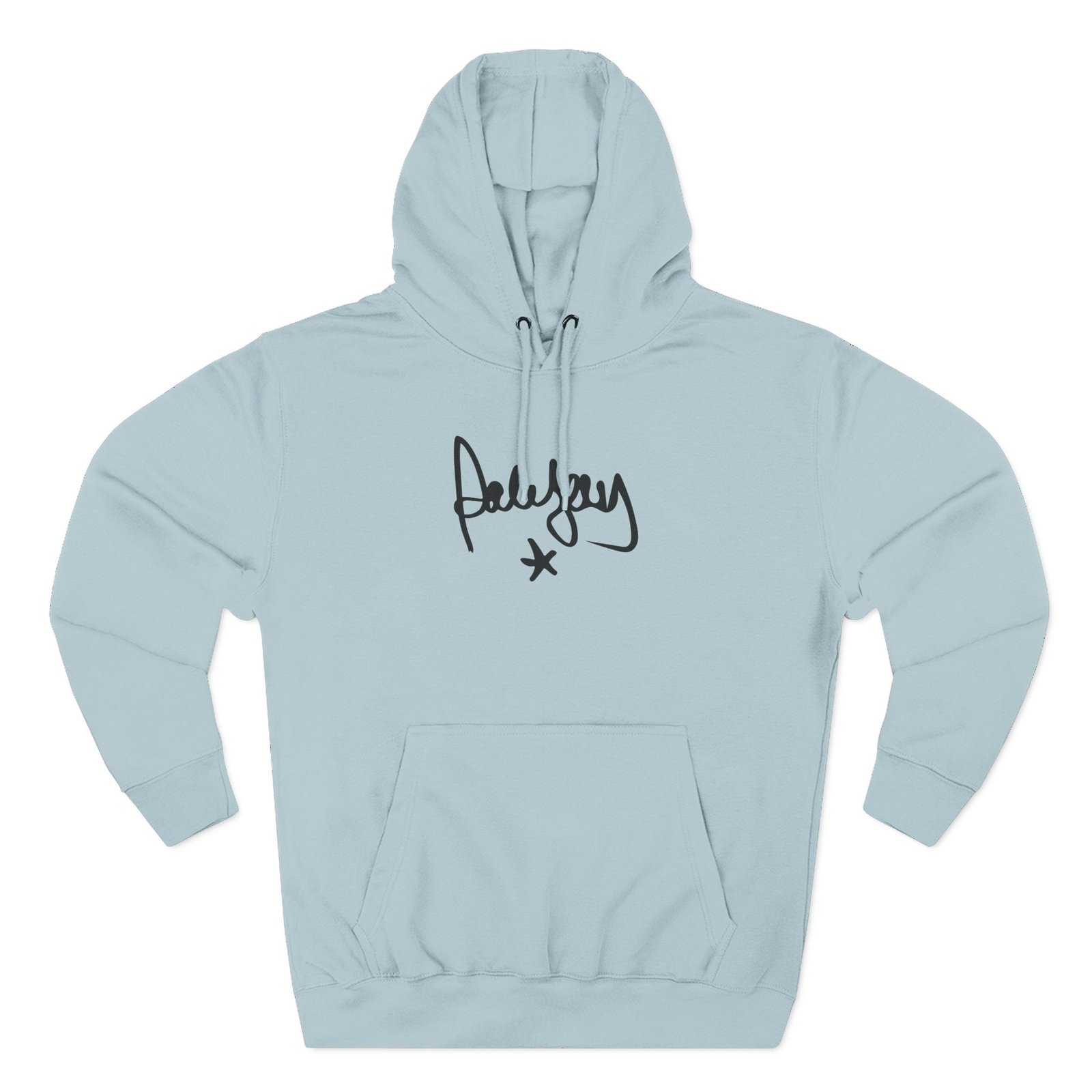 Pale Jay Three-panel Fleece Hoodie