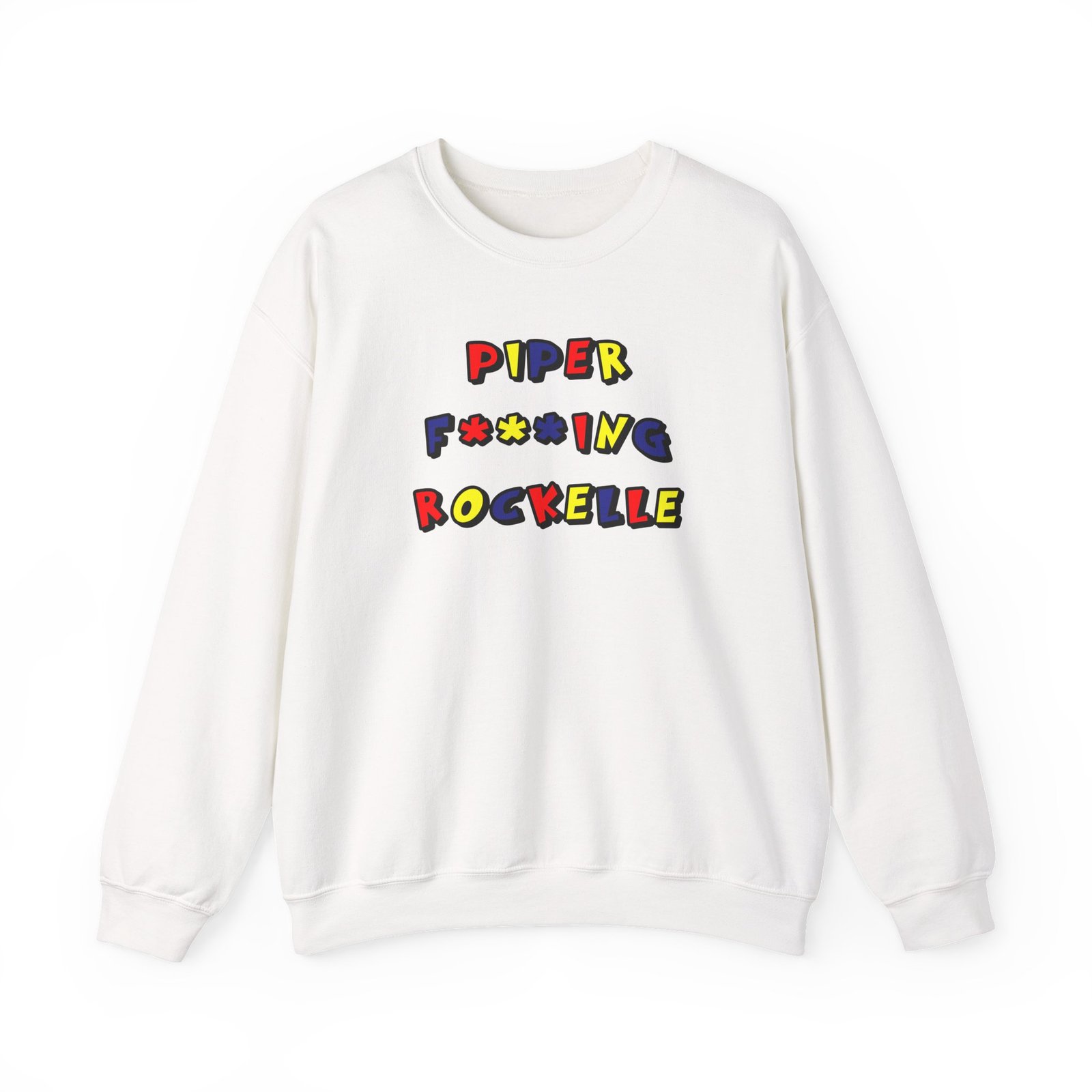 Piper F***ing Rockelle Unisex Heavy Blend™ Crewneck Sweatshirt
