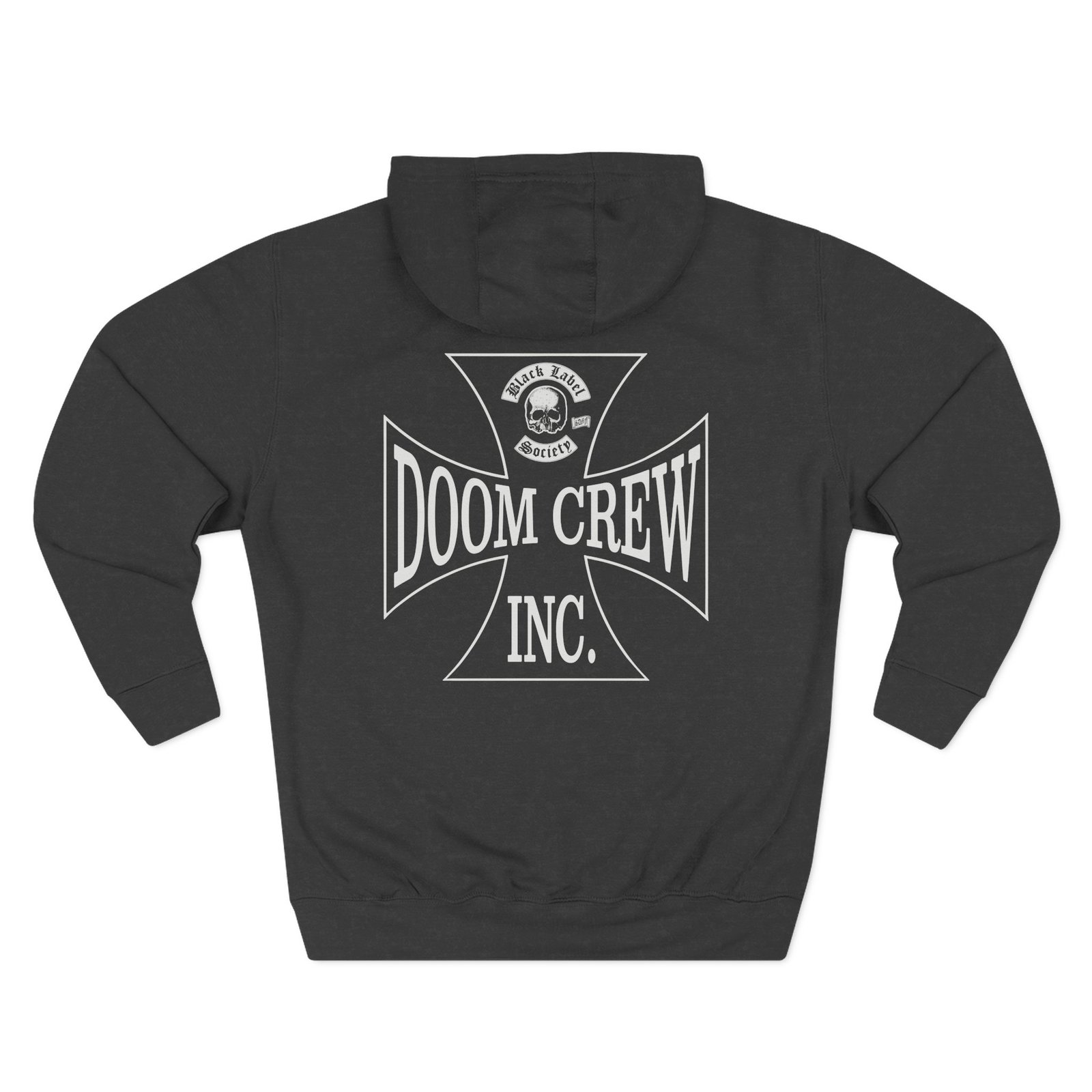 Black Label Society Doom Crew Inc. Collegiate Three-Panel Fleece Hoodie