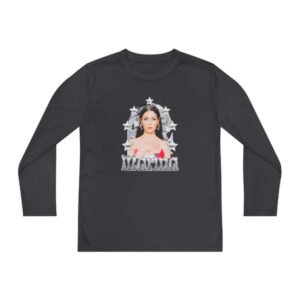 Youth Marina Chrome Stars Long Sleeve Competitor Tee