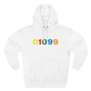 01099 Basic Three-Panel Fleece Hoodie