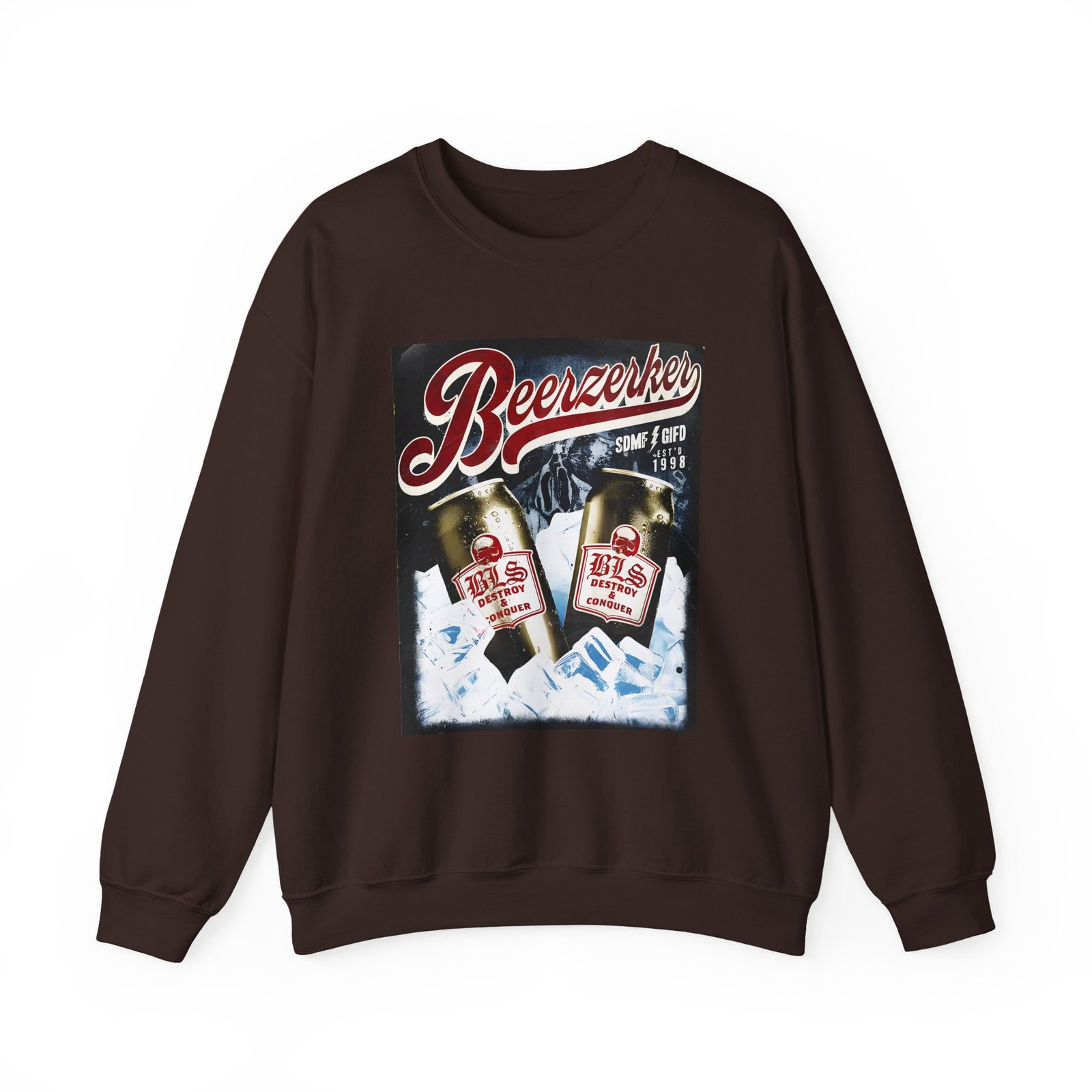 Black Label Society Beerzerker Can Unisex Heavy Blend™ Crewneck Sweatshirt