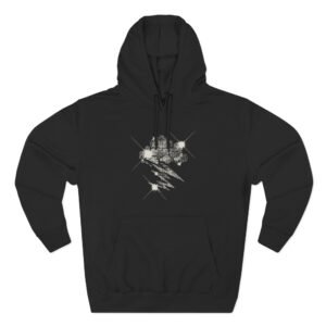 Hellacopters Mirror Cloud Three-Panel Fleece Hoodie