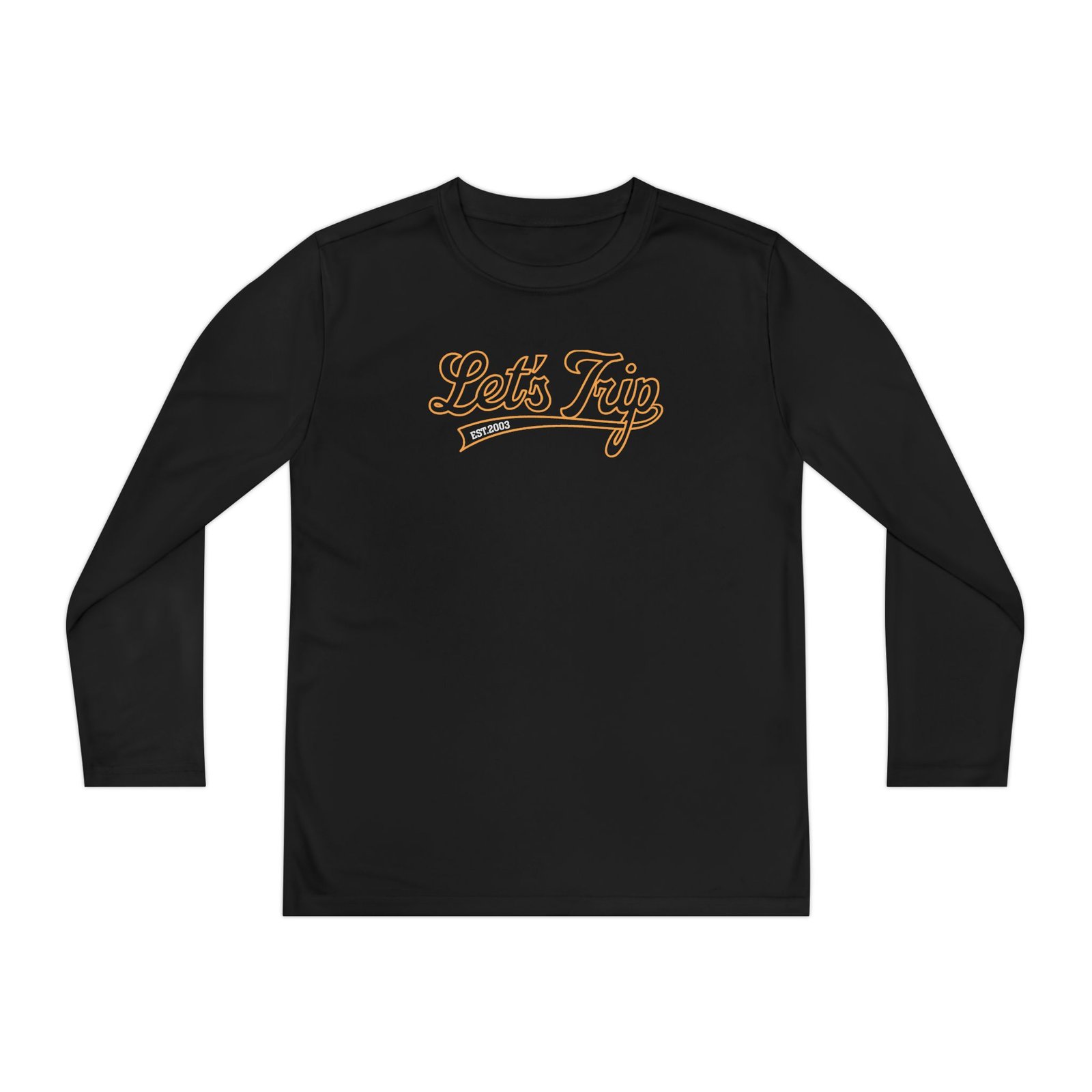 Youth Sturniolo Let's Trip Script Long Sleeve Competitor Tee