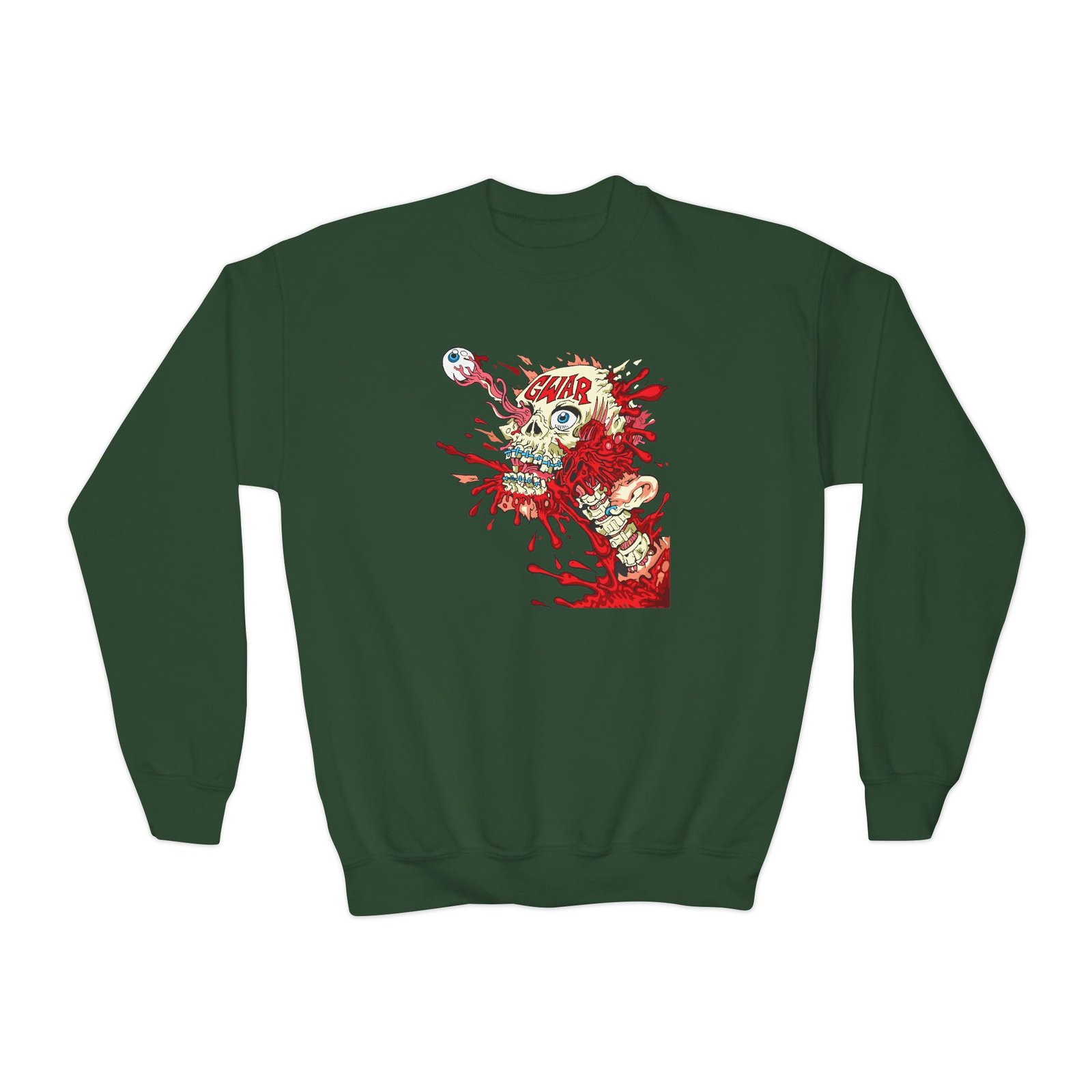 Youth Gwar Head Pop Crewneck Sweatshirt