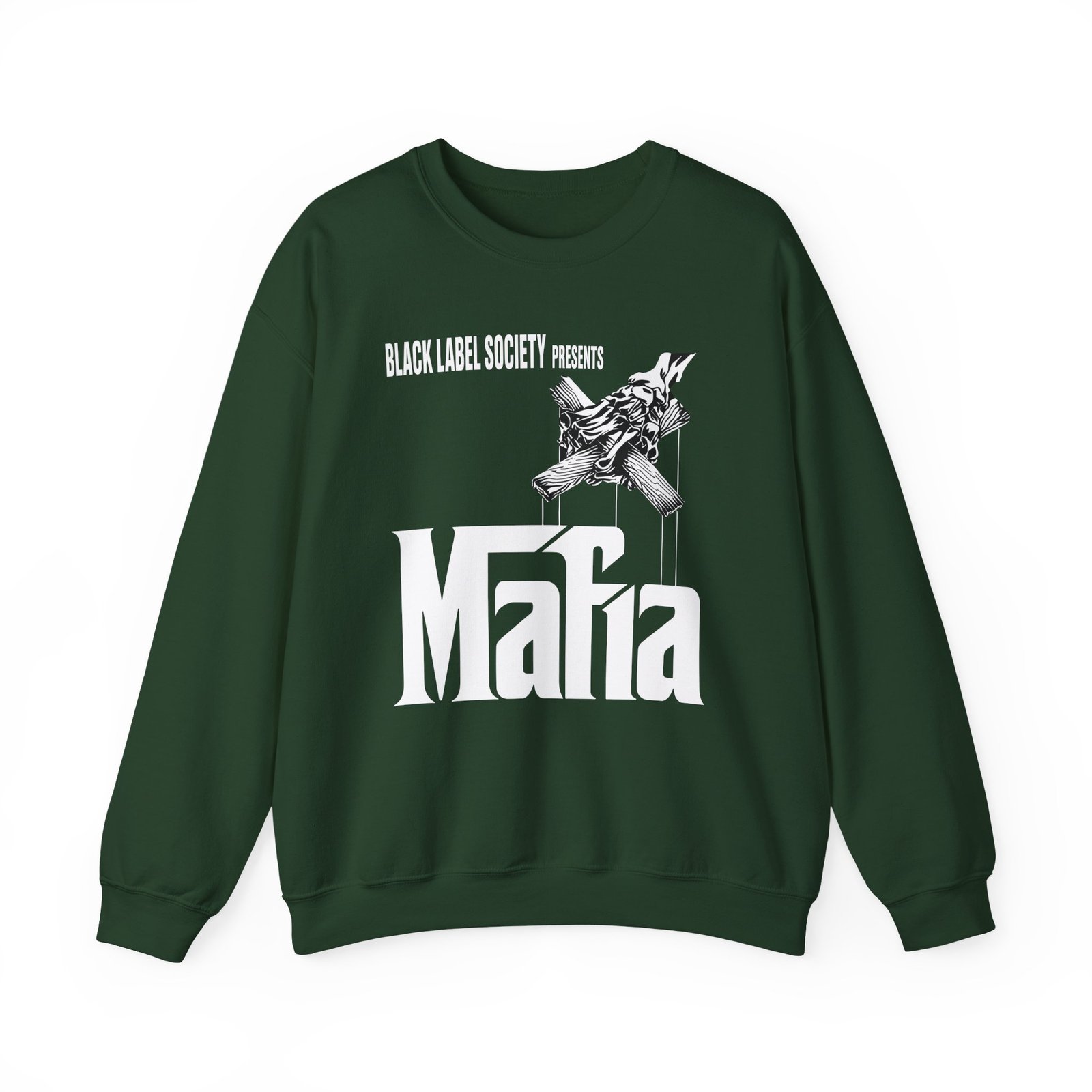 Black Label Society Mafia Album Art Unisex Heavy Blend™ Crewneck Sweatshirt