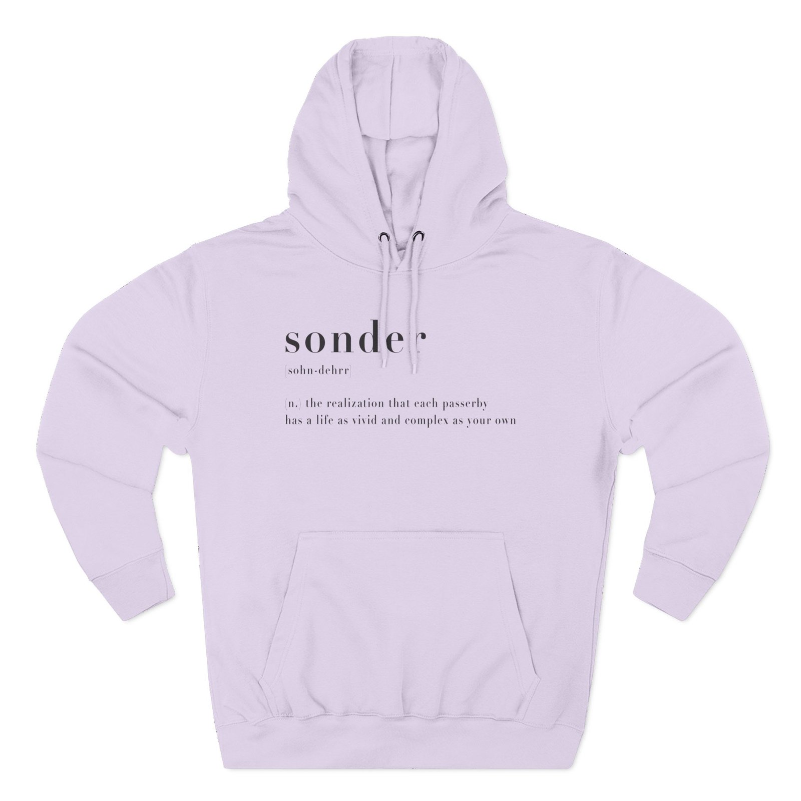 Sonder Definition Three-Panel Fleece Hoodie