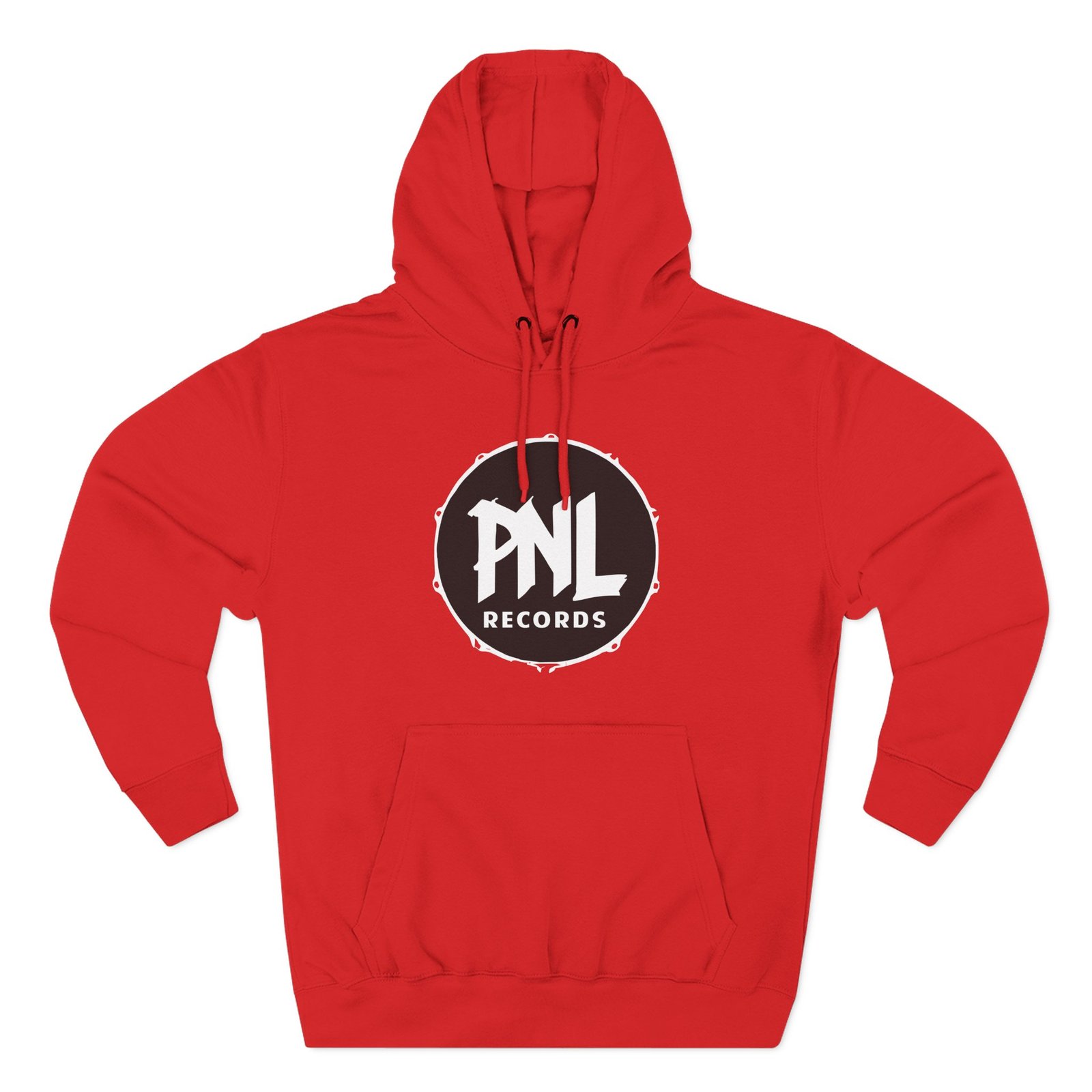Pnl Records Three-Panel Fleece Hoodie