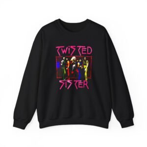 Vintage Group Photo Twisted Sister Unisex Heavy Blend™ Crewneck Sweatshirt