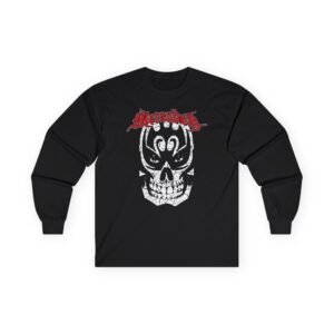 Merauder Cracked Skull Unisex Ultra Cotton Long Sleeve Tee