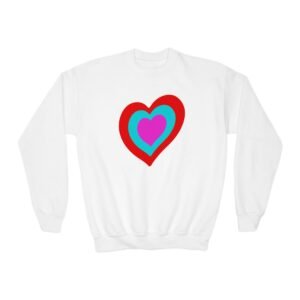 Youth Eurovision Heart Crewneck Sweatshirt