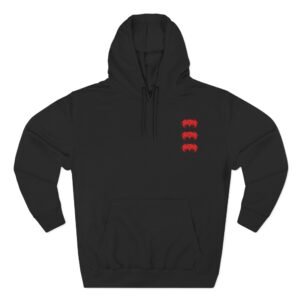 To the Grave Everyone's a Murderer Three-Panel Fleece Hoodie