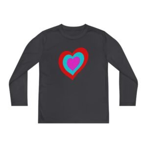 Youth Eurovision Heart Long Sleeve Competitor Tee