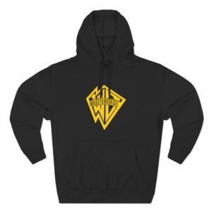 Whistlindiesel Gold LogoThree-Panel Fleece Hoodie