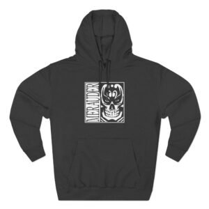 Merauder Skull Three-Panel Fleece Hoodie